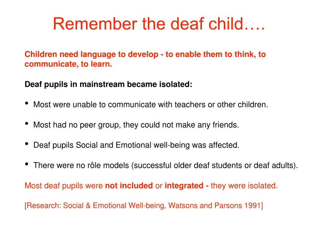 remember the deaf child 2