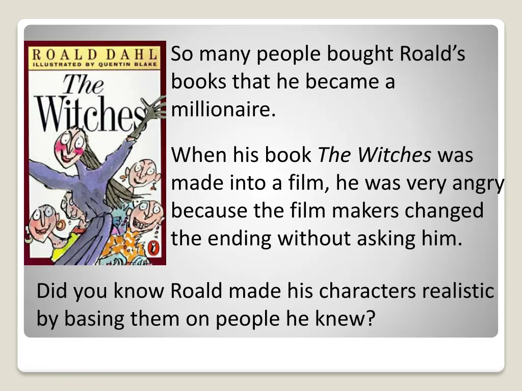 so many people bought roald s books that