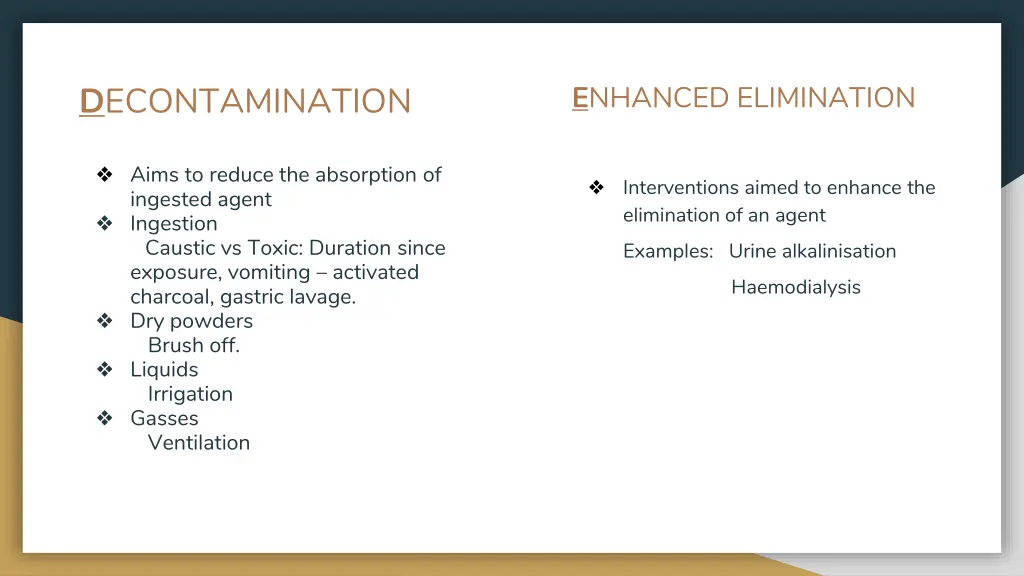 d econtamination