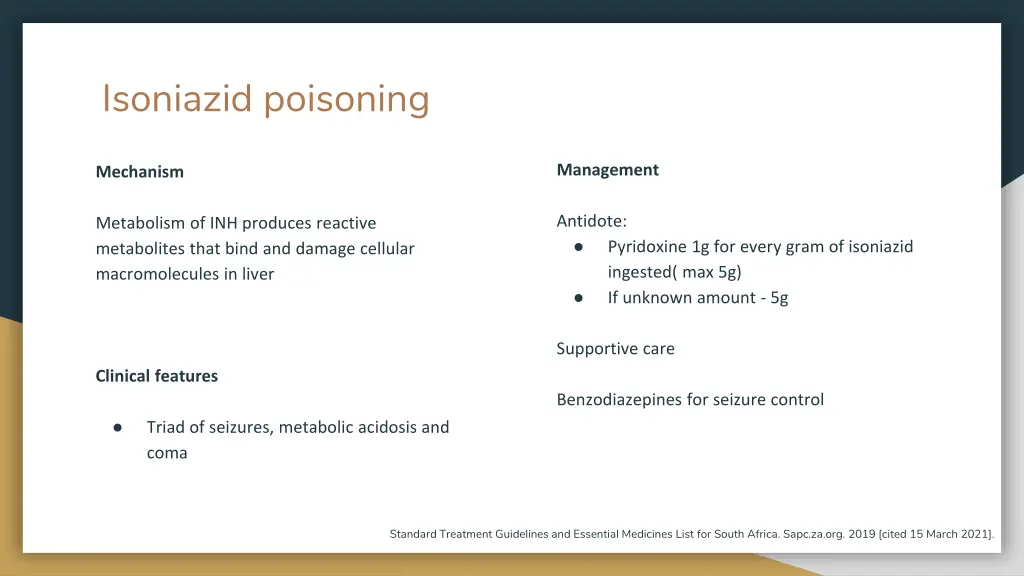 isoniazid poisoning