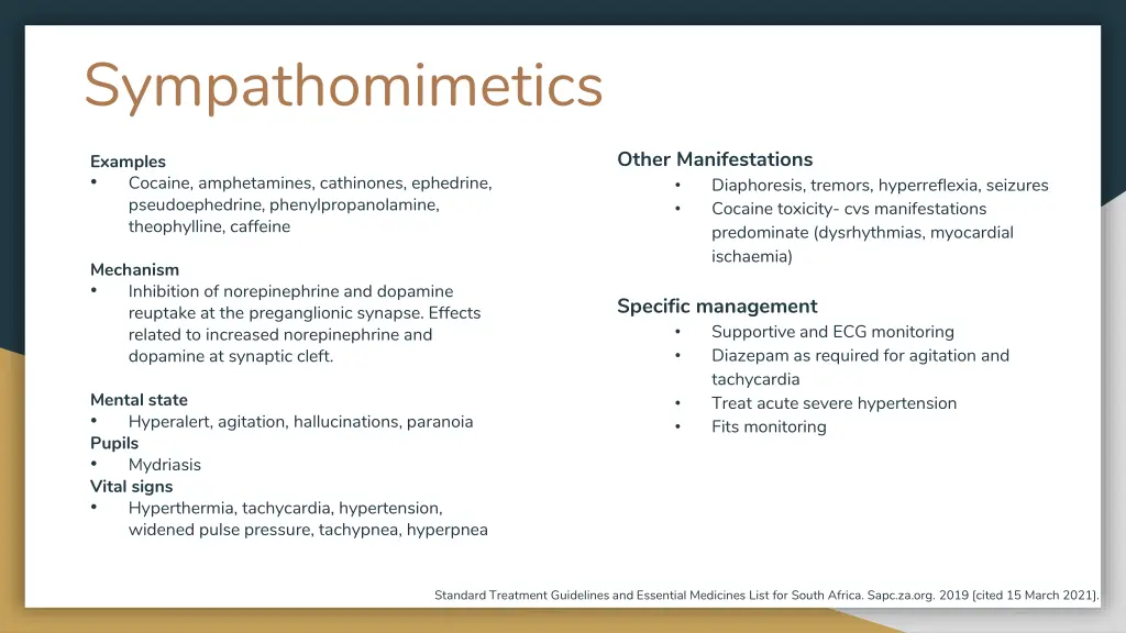 sympathomimetics