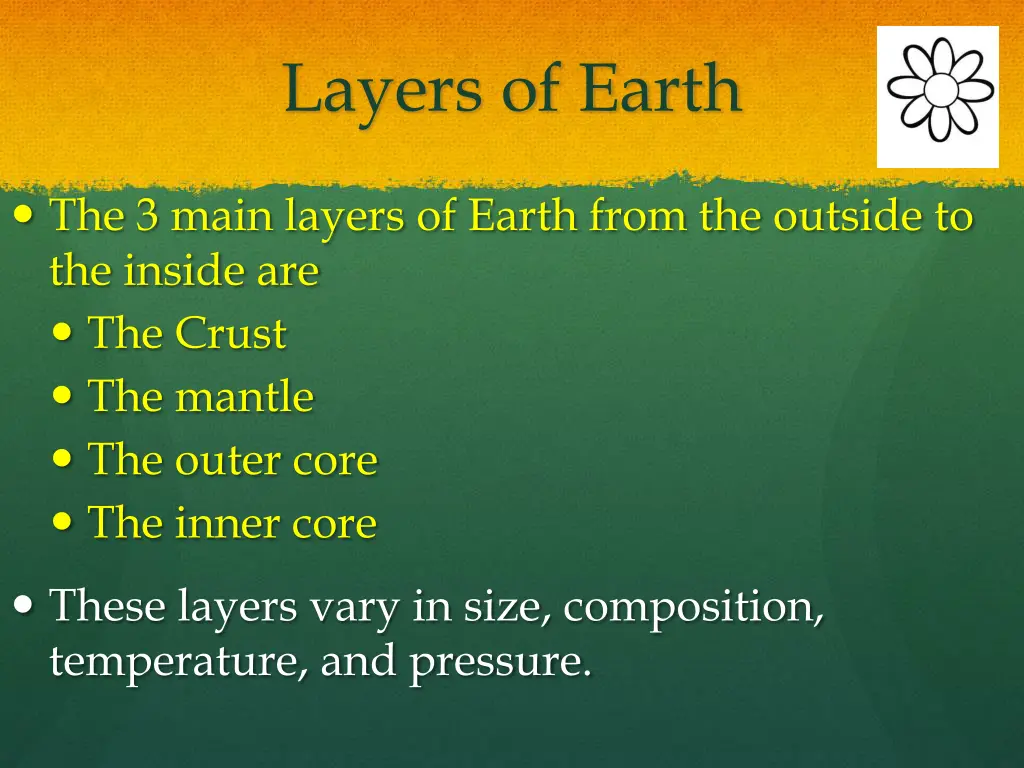 layers of earth