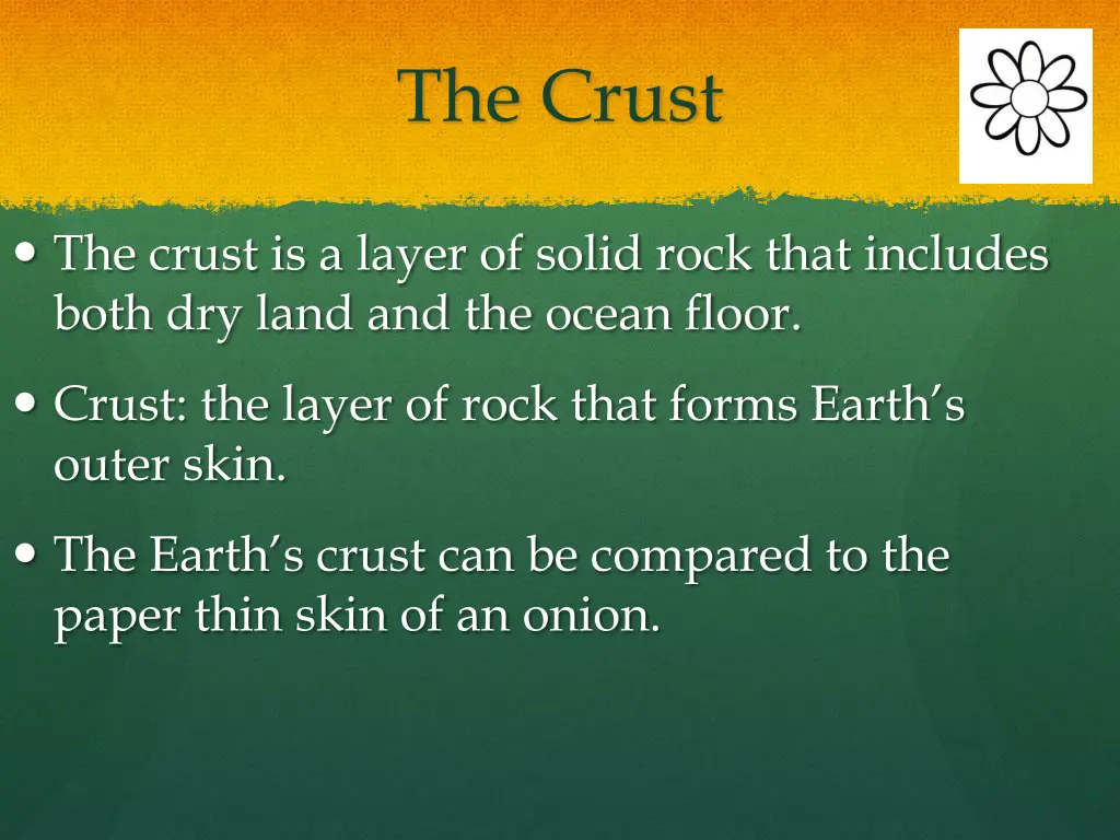 the crust