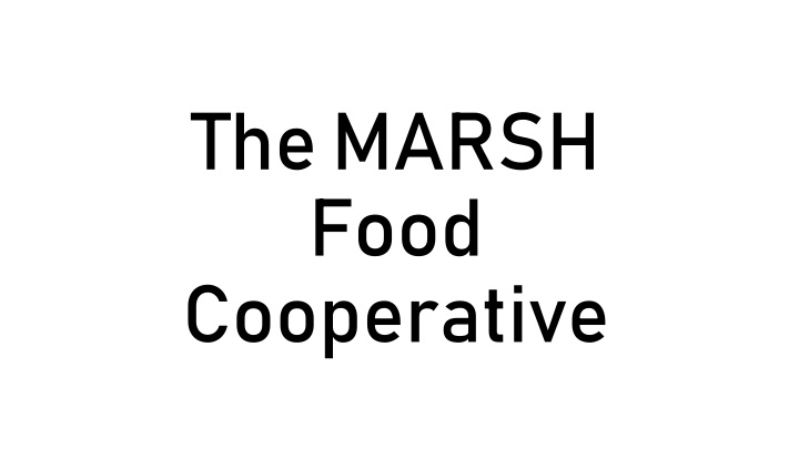 the marsh food cooperative