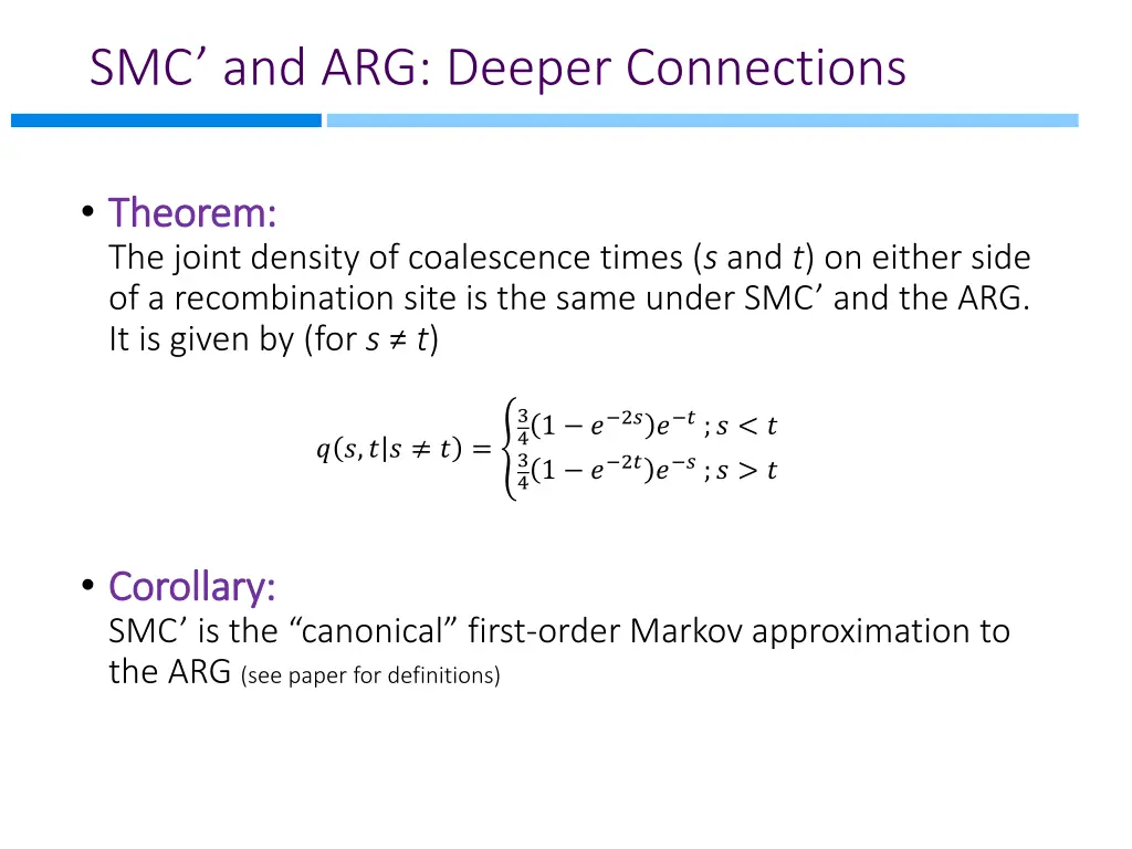 smc and arg deeper connections