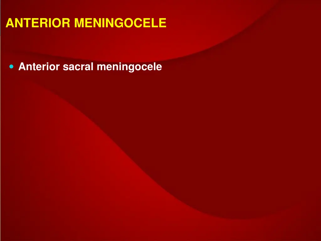 anterior meningocele