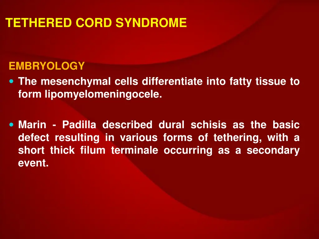 tethered cord syndrome 1