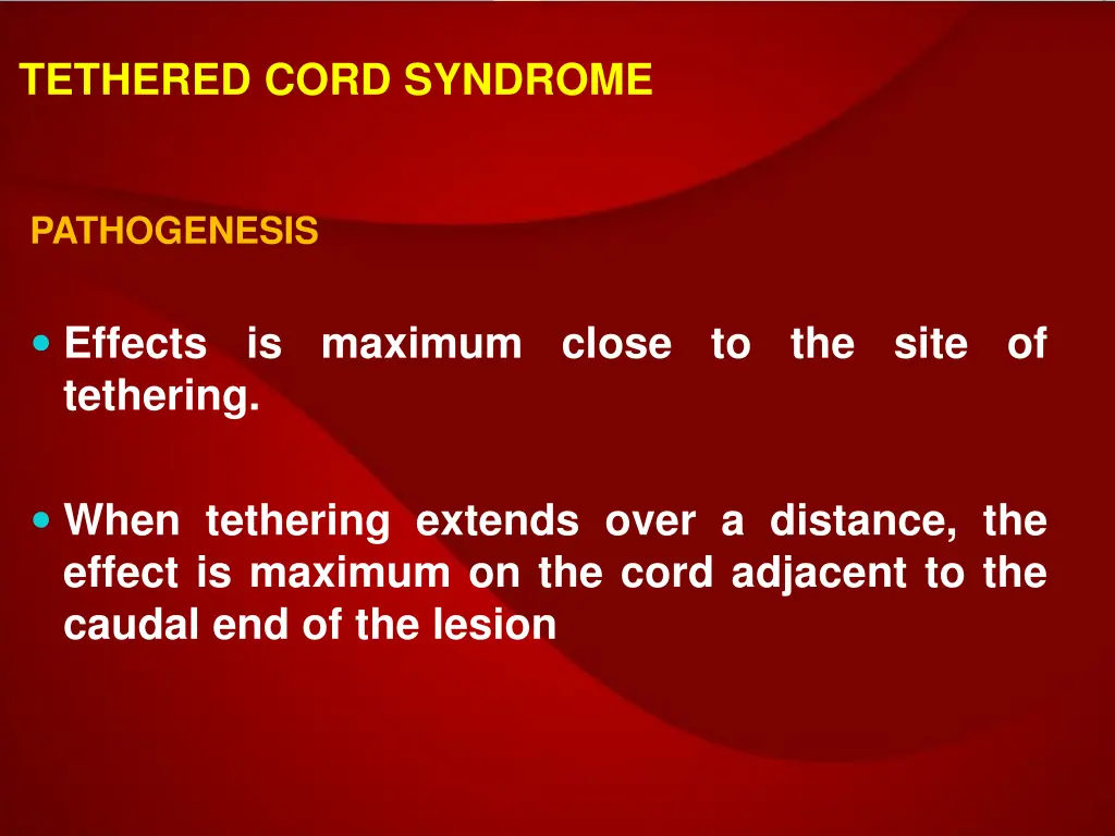 tethered cord syndrome 3