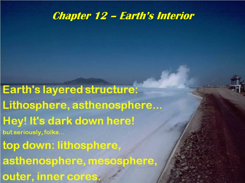 chapter 12 earth s interior