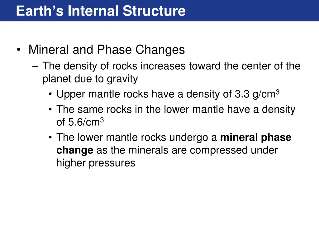 earth s internal structure 1