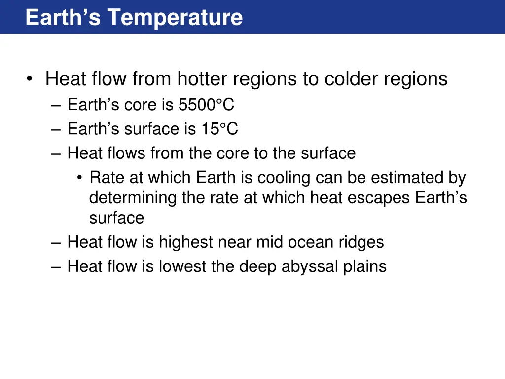 earth s temperature