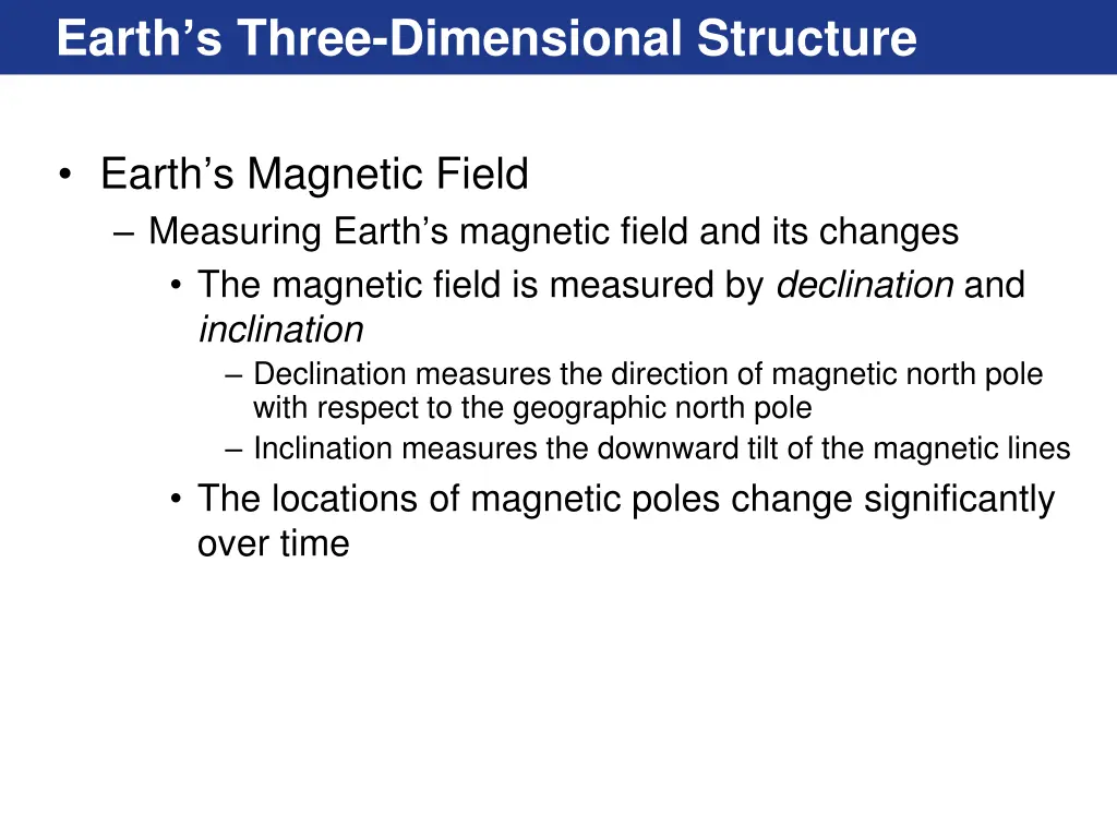 earth s three dimensional structure 3