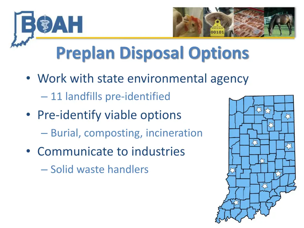 preplan disposal options