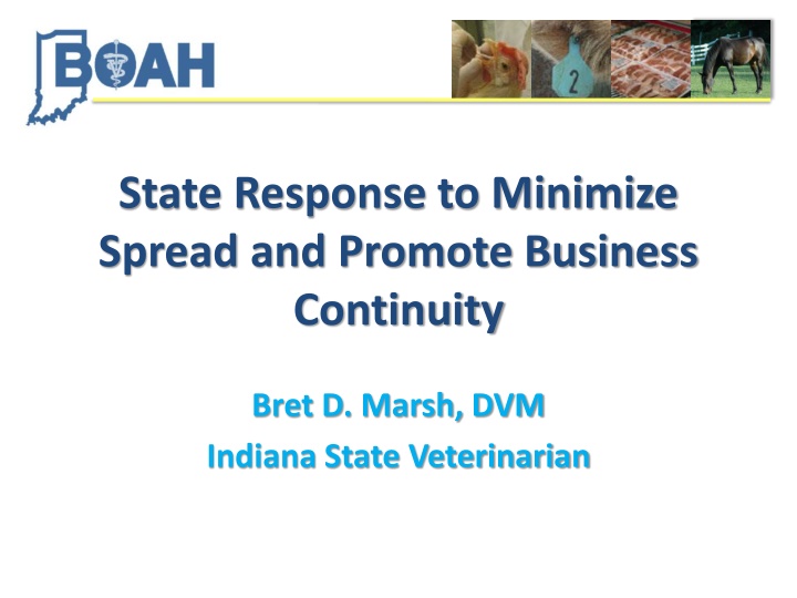 state response to minimize spread and promote