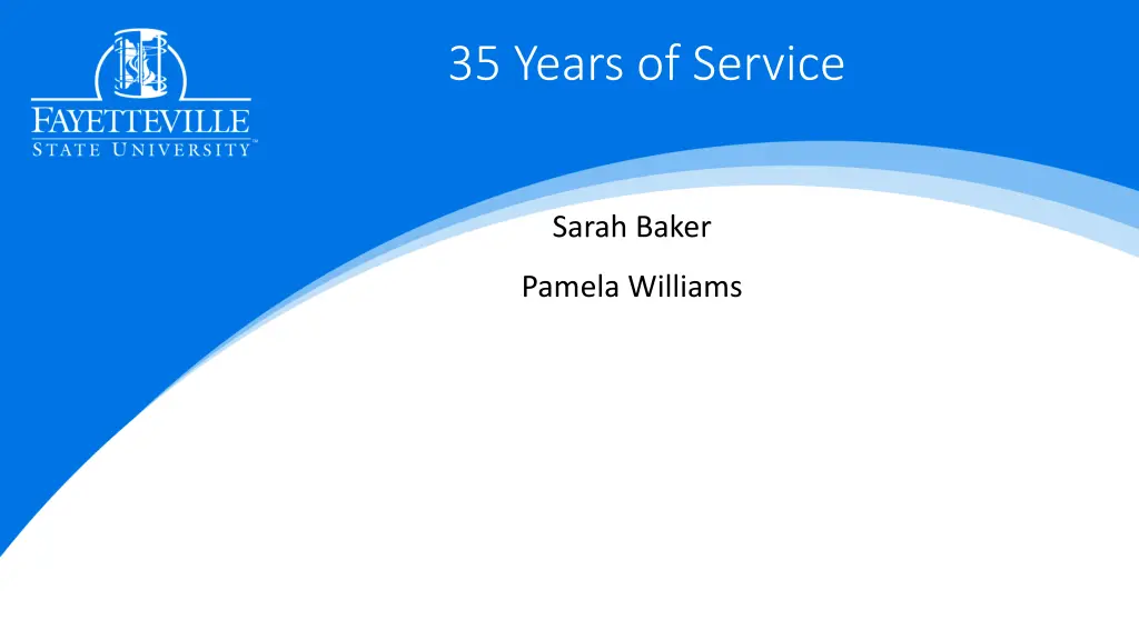 35 years of service