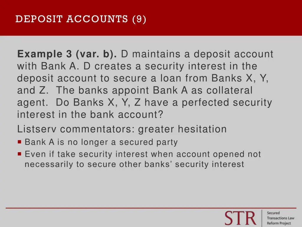 deposit accounts 9