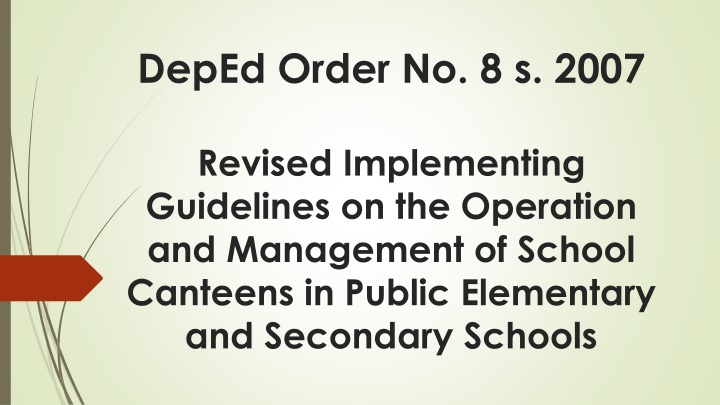 deped order no 8 s 2007