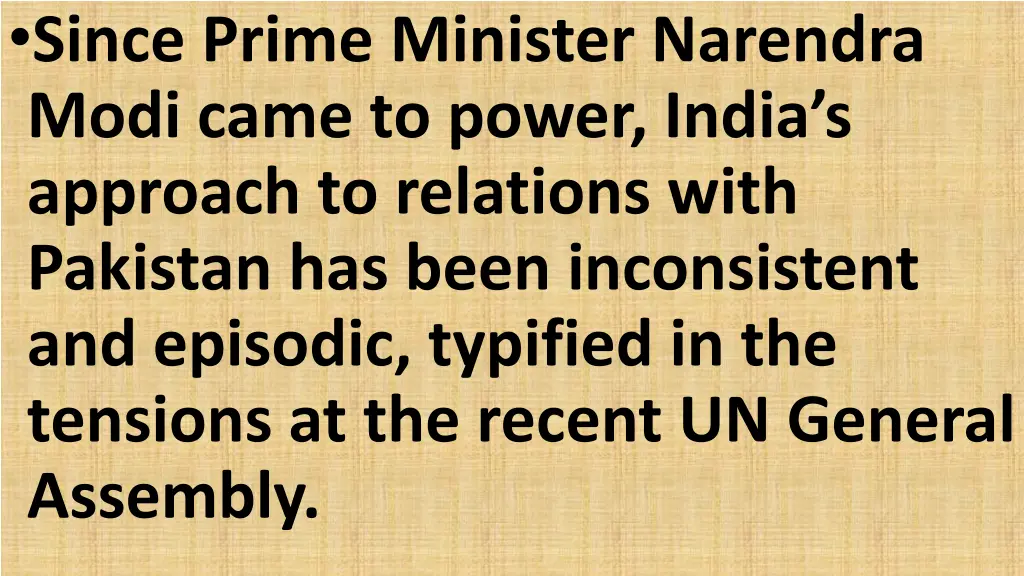 since prime minister narendra modi came to power