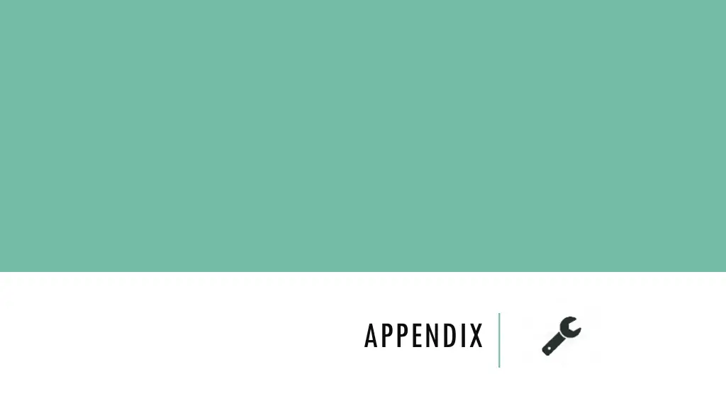 appendix