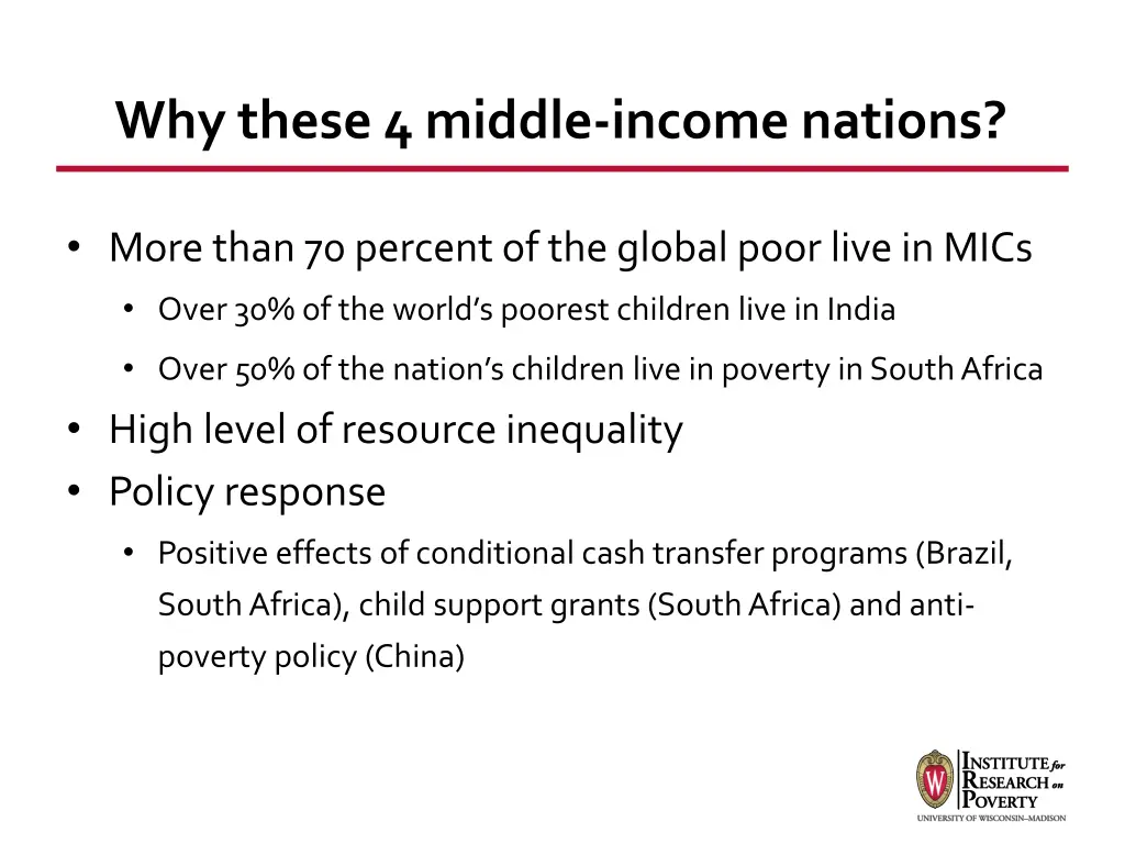 why these 4 middle income nations