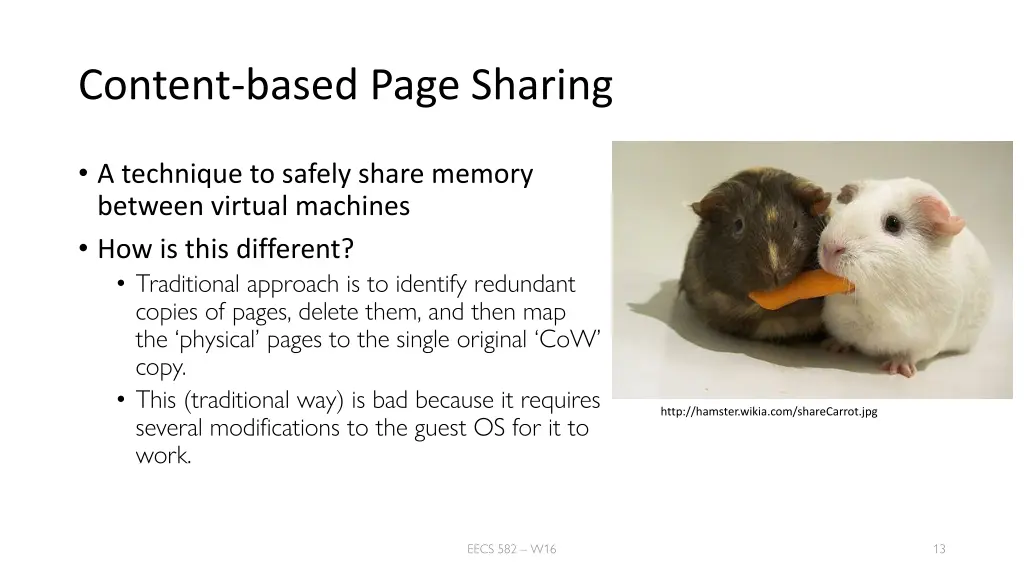 content based page sharing