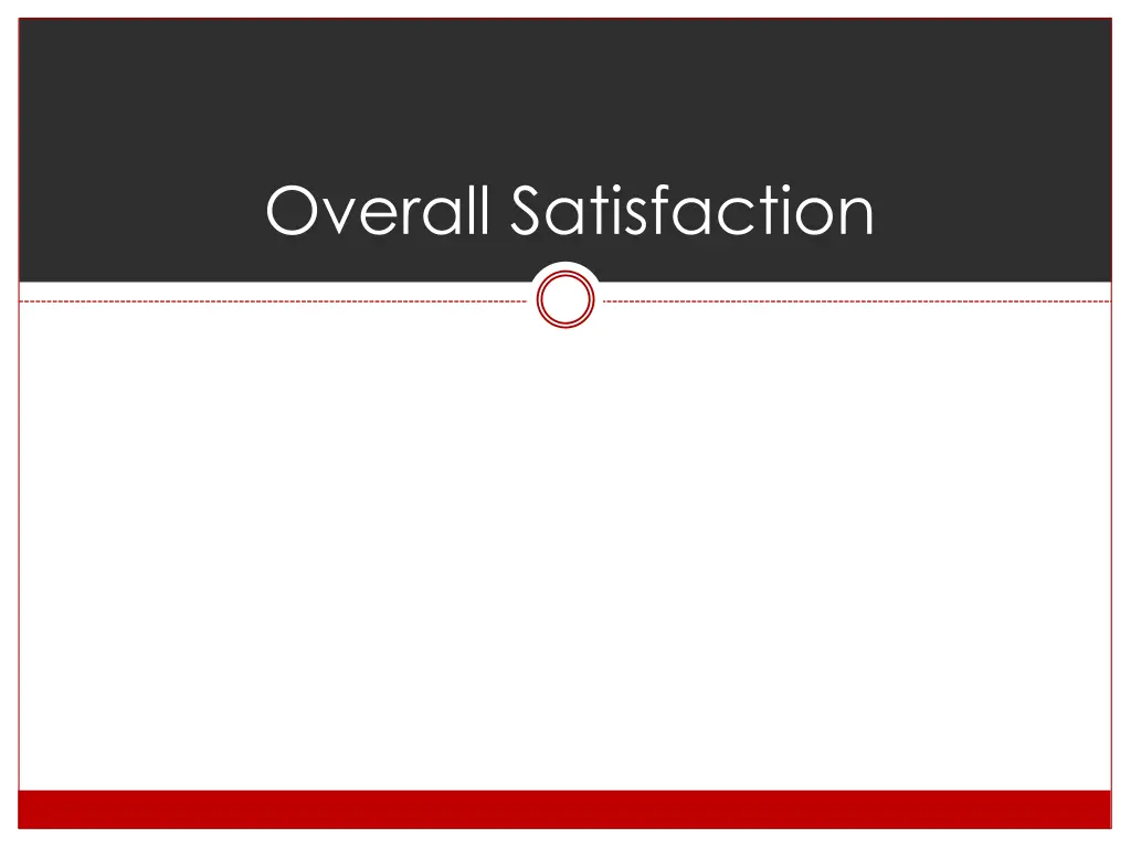 overall satisfaction