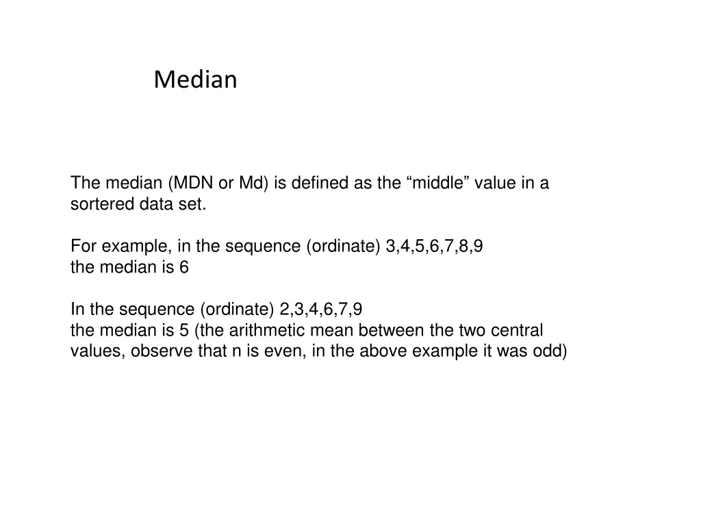 median