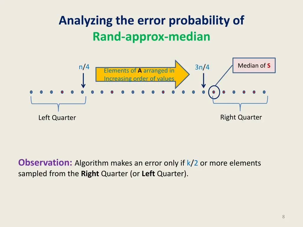 analyzing the error probability of rand approx 1