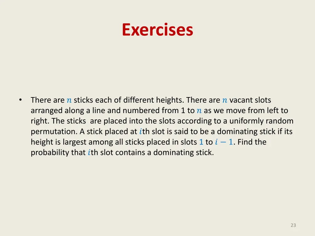 exercises 3