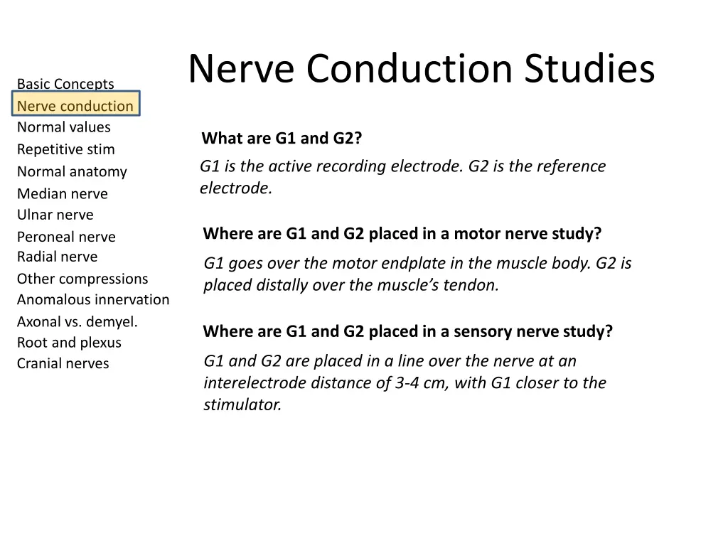 nerve conduction studies 1