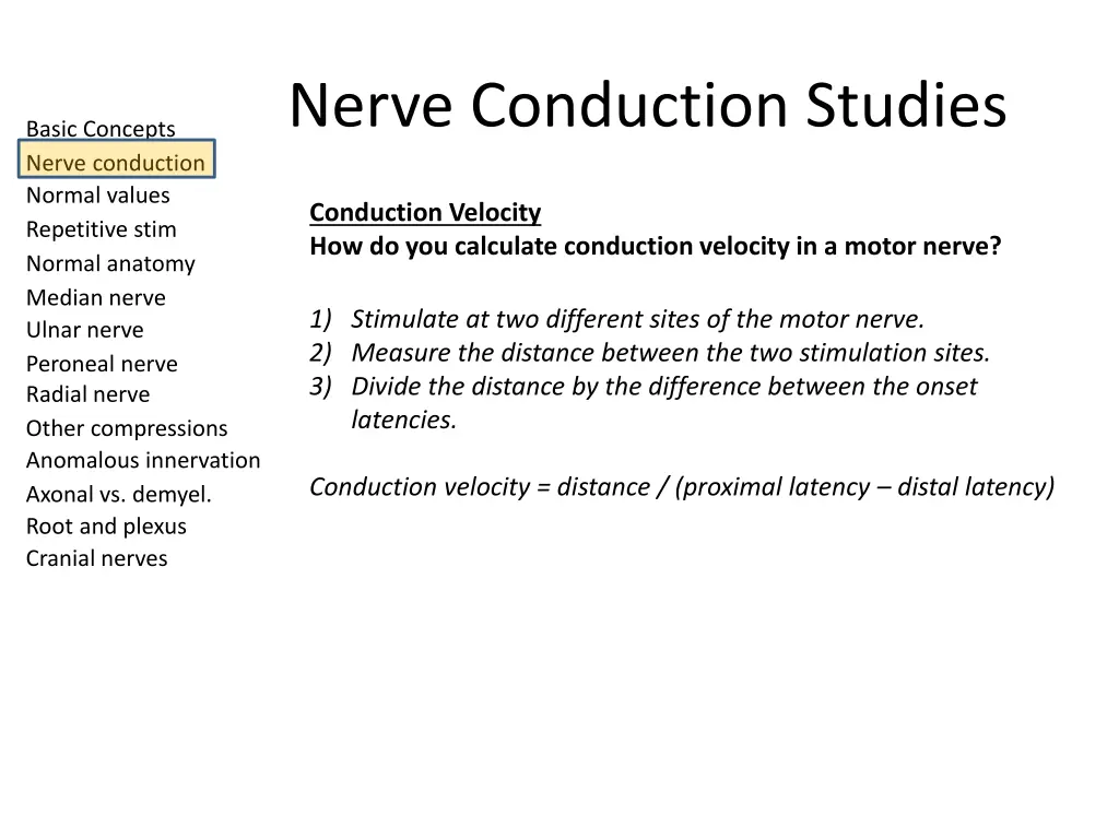 nerve conduction studies 7