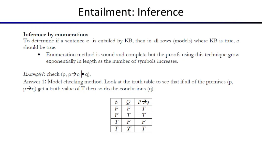 entailment inference