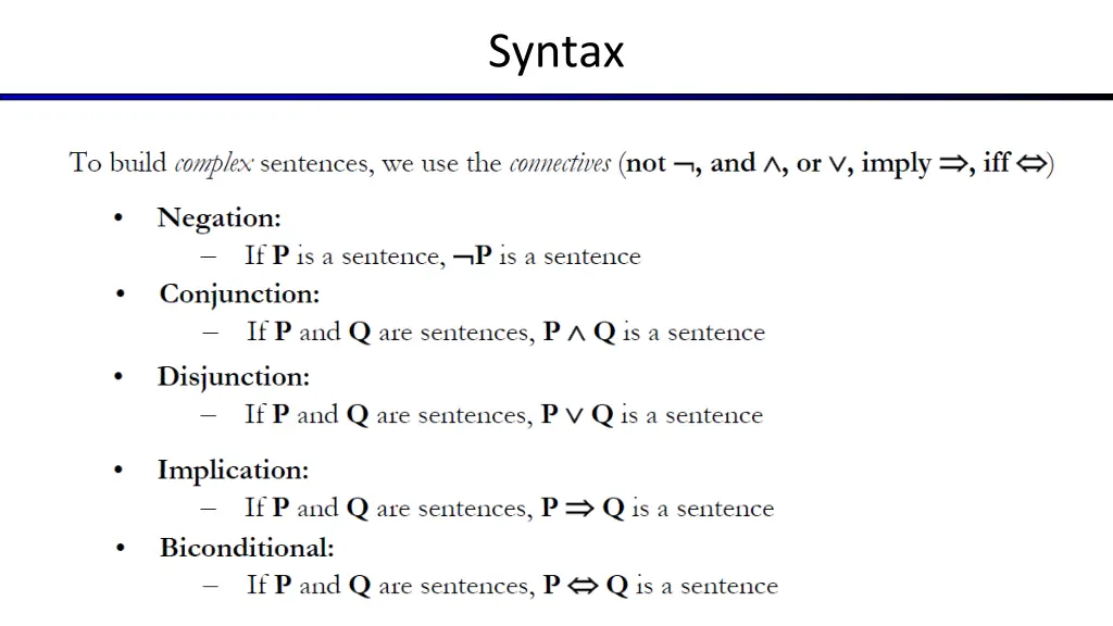 syntax