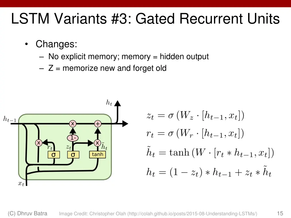 lstm variants 3 gated recurrent units