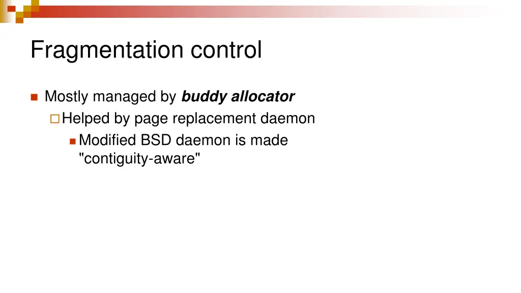 fragmentation control 1