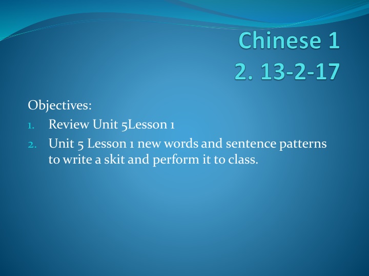 objectives review unit 5lesson 1 2 unit 5 lesson