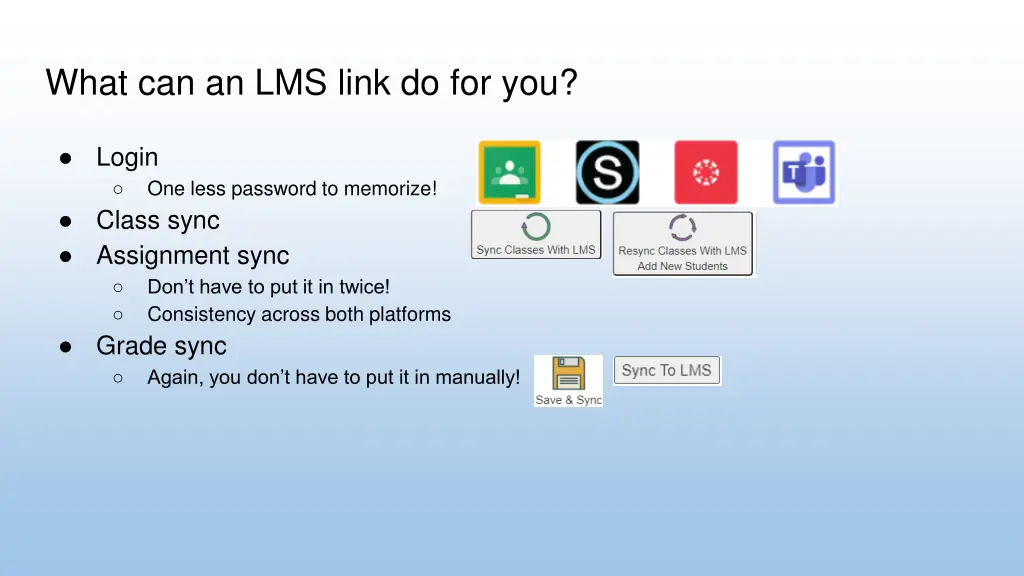 what can an lms link do for you