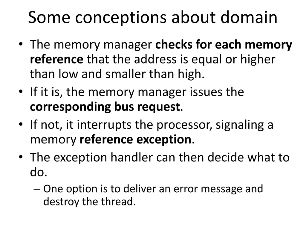 some conceptions about domain 2