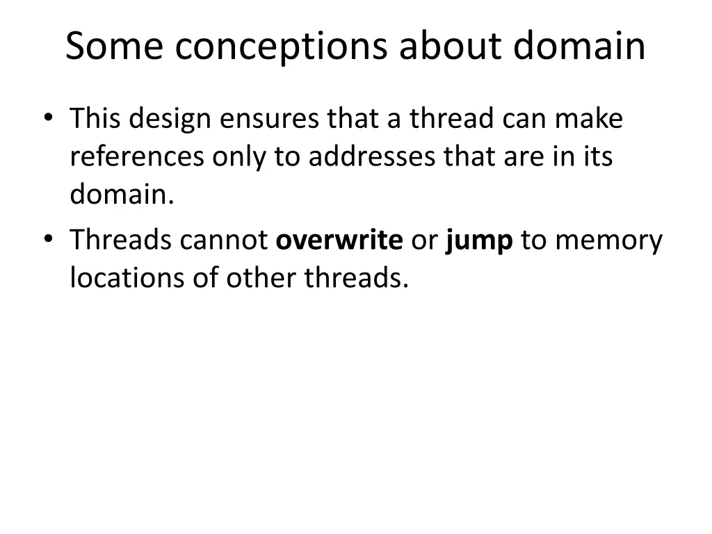 some conceptions about domain 3