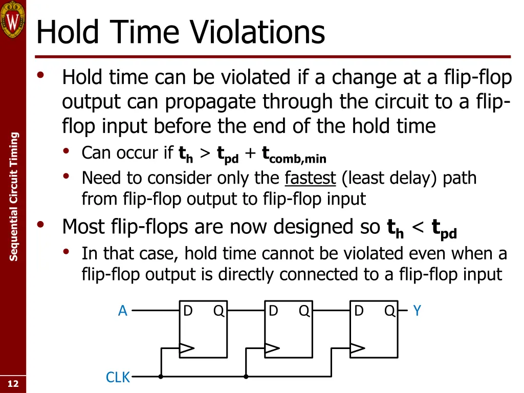 hold time violations hold time can be violated