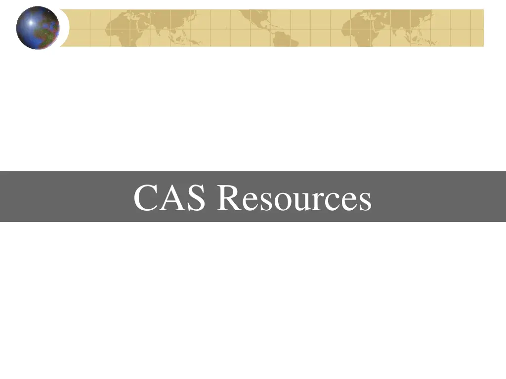 cas resources