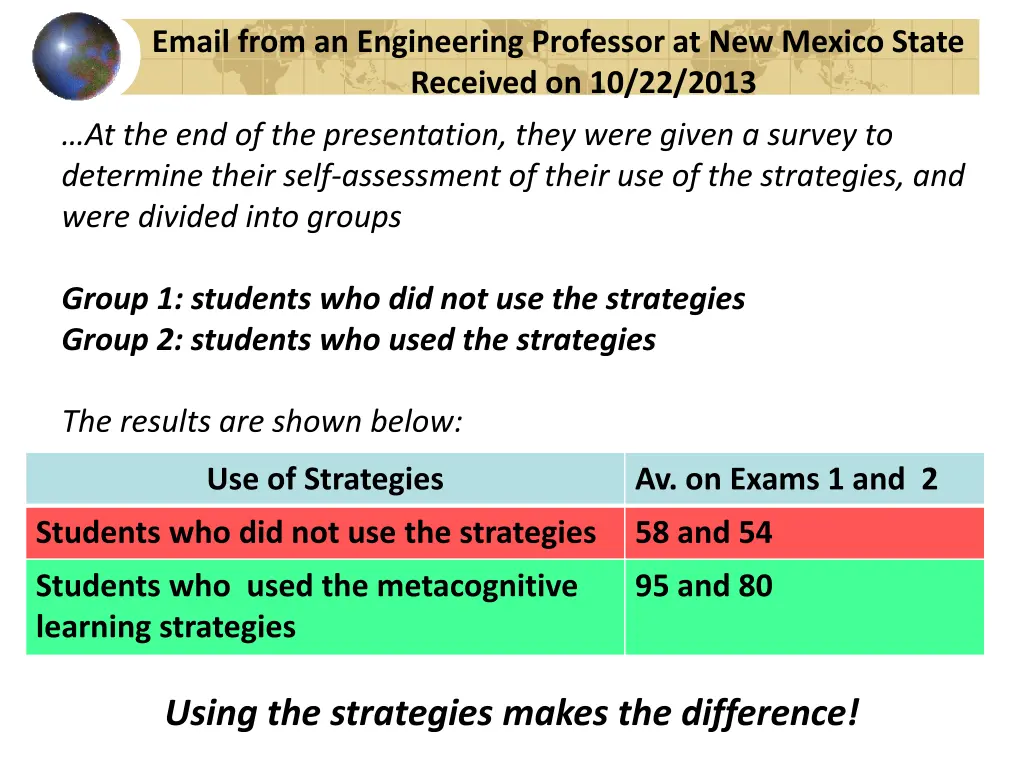 email from an engineering professor at new mexico