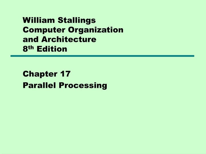 william stallings computer organization