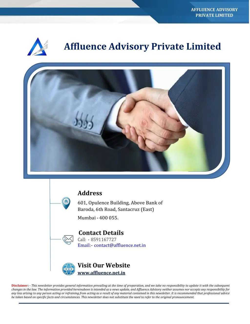 affluence advisory private limited 21