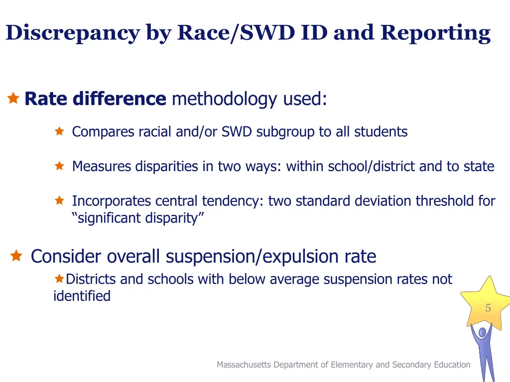 discrepancy by race swd id and reporting