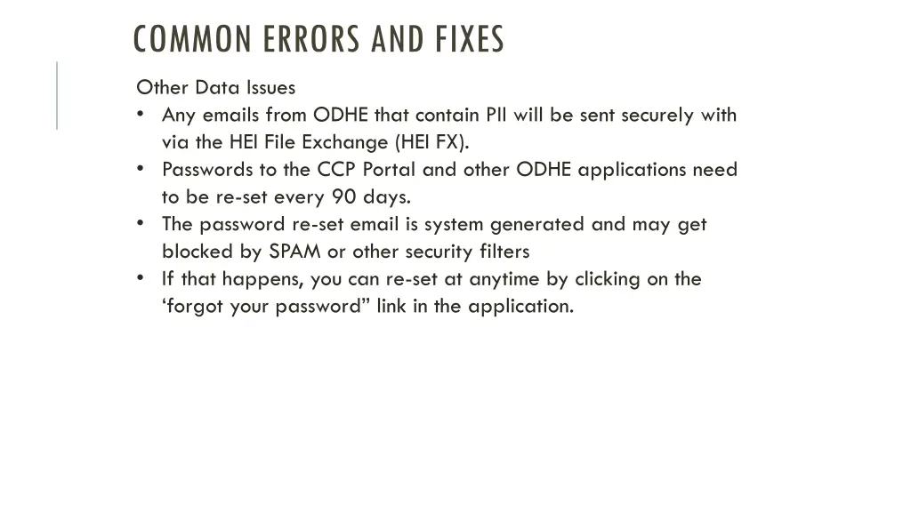 common errors and fixes 7