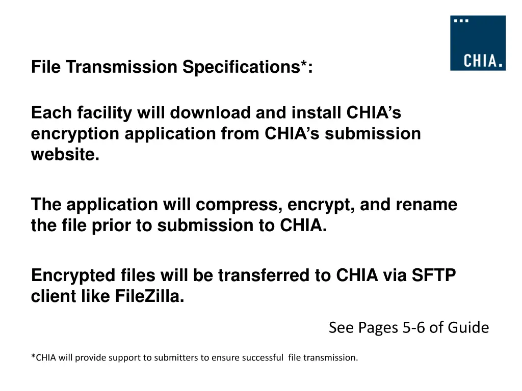 file transmission specifications