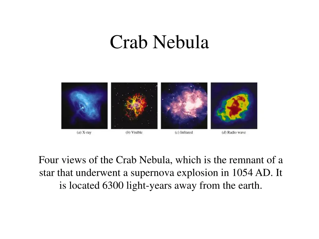 crab nebula