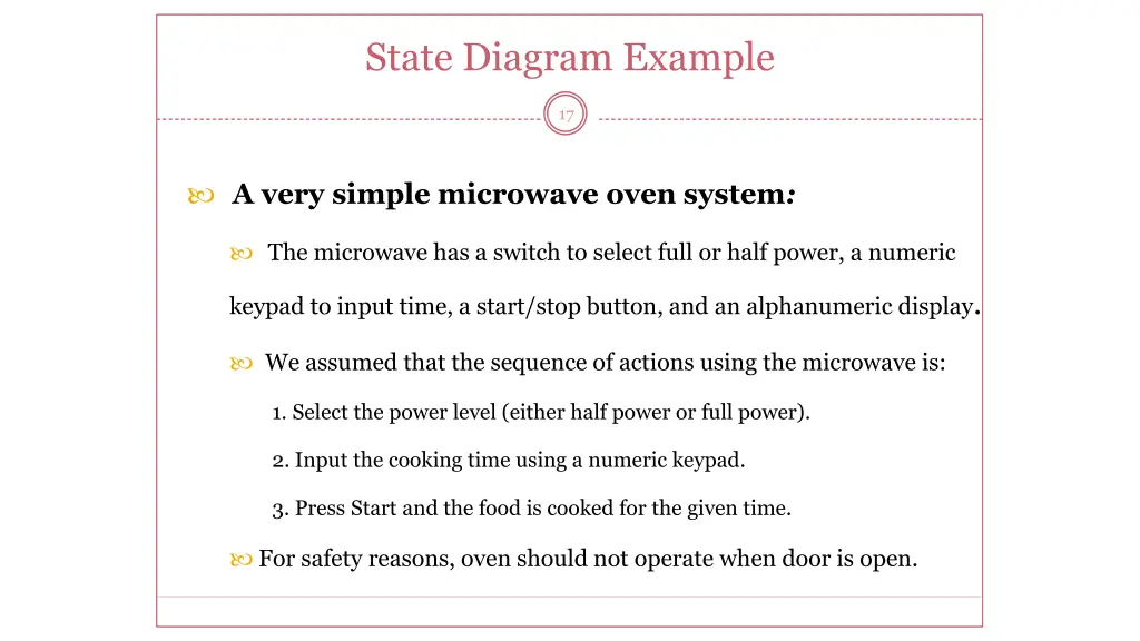 state diagram example