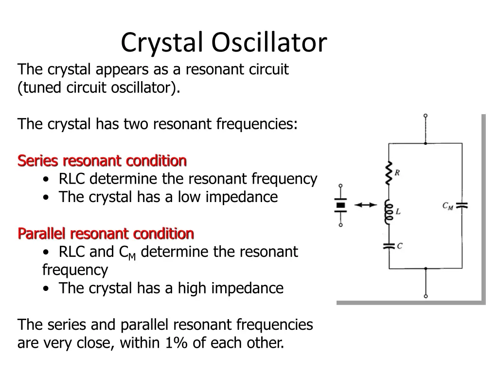 crystal oscillator